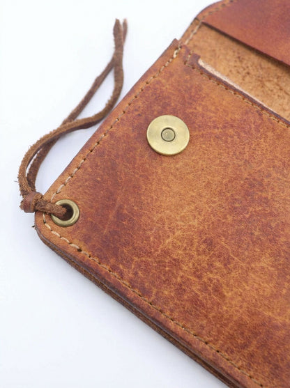 Retro Handmade Leather Card Wallets