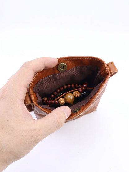 Retro Handmade Leather Crossbody Bag