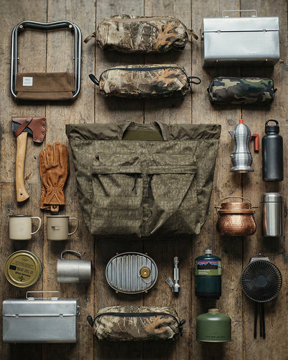 Retro Camouflage Nylon Pilot Helmet Bag Large Capacity Crossbody Bag Handbag