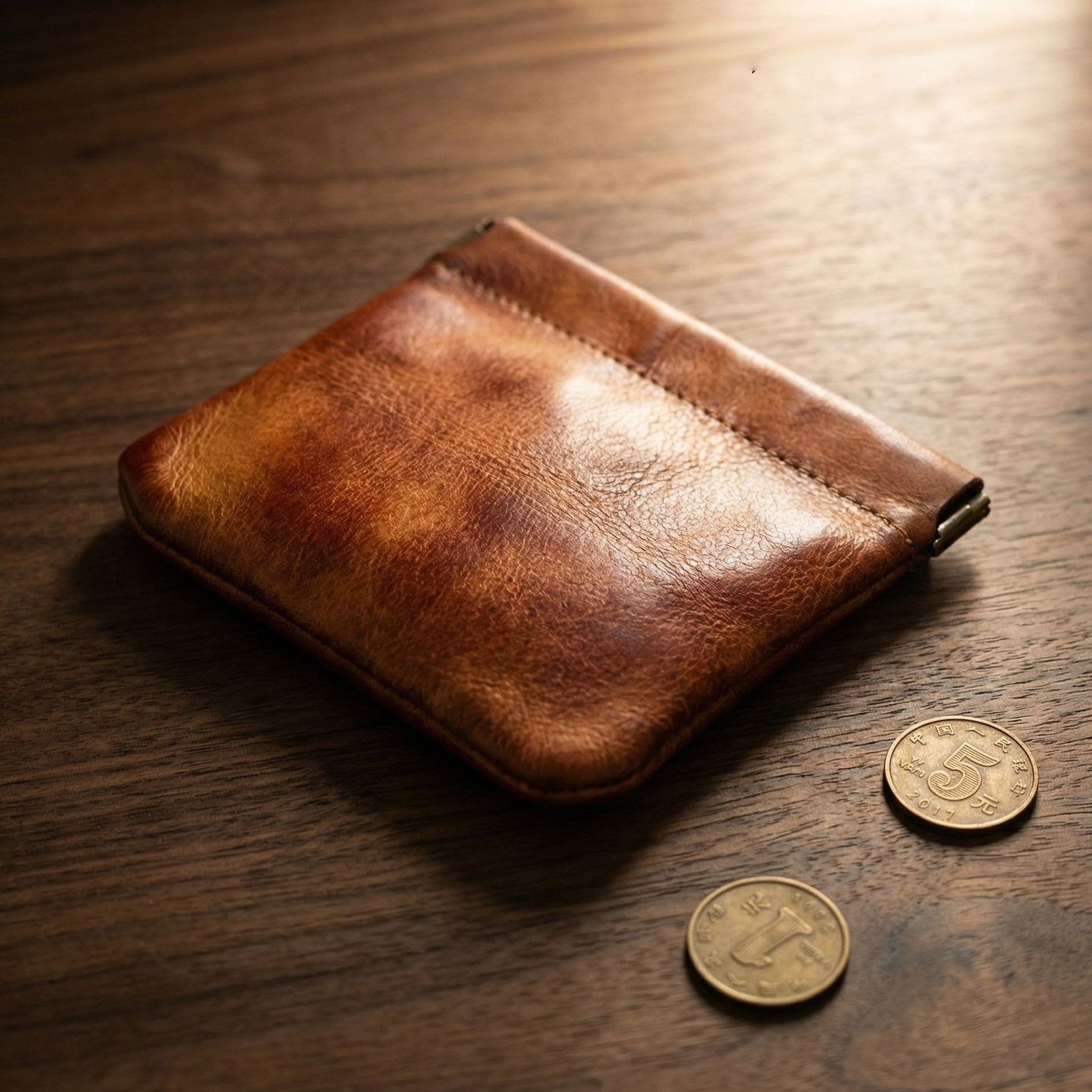 Retro Handmade Leather Card Wallets