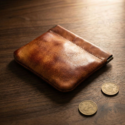 Retro Handmade Leather Card Wallets