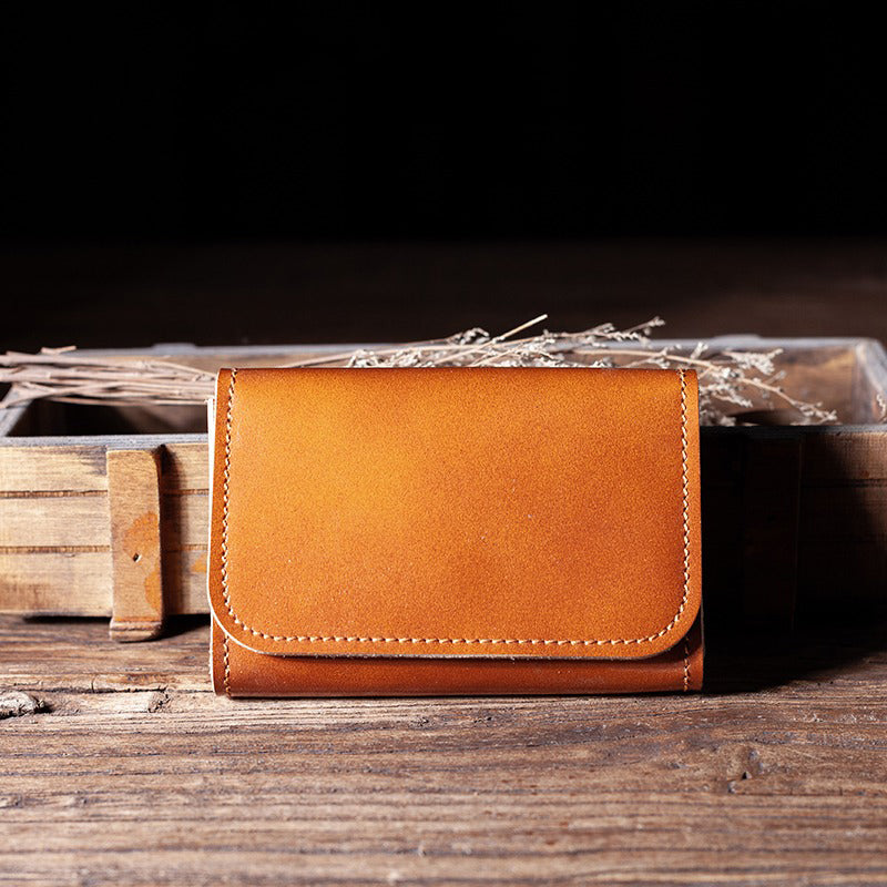 Retro Handmade Leather Card Holder