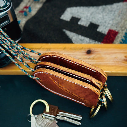 Retro Pull-out Handmade Leather Key Bag Accessories