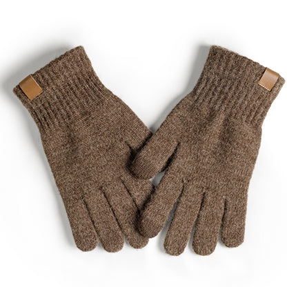 Retro Velvet Finger Touch Screen Gloves
