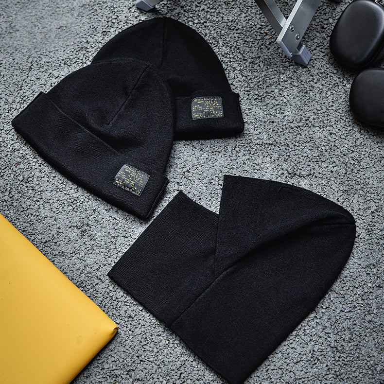 Vintage Winter Knitted Wool Beanie Hat