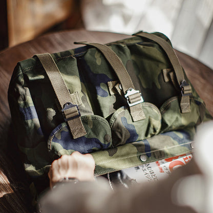 Retro Camouflage Tactical Crossbody Bag