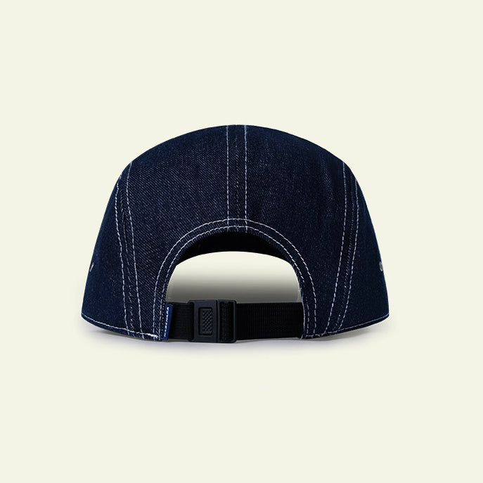 Retro Denim Flip Hat Beret Casual Cap Adjustable Hat