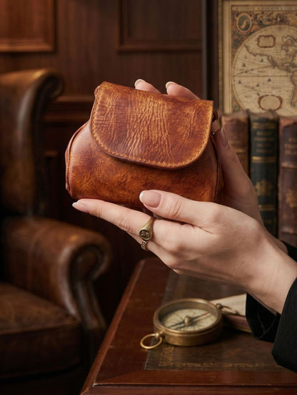 Retro Handmade Leather Card Holders Wallet