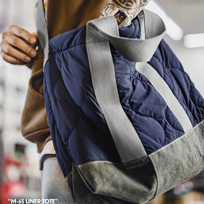 Retro M65 Large Capacity Liner Tote Bag