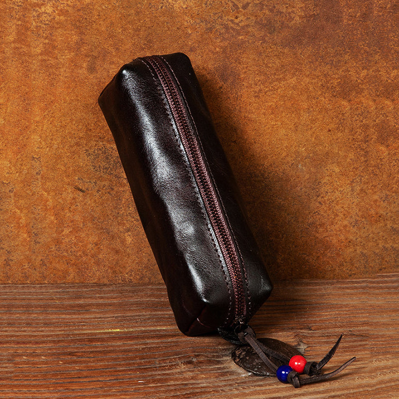 Retro Handmade Leather Storage Bag
