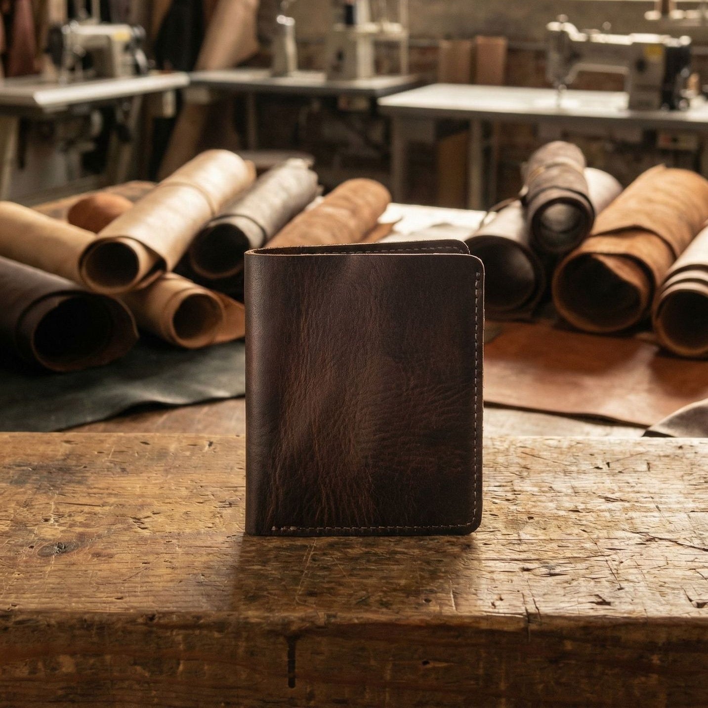 Retro Handmade Leather Card Wallets