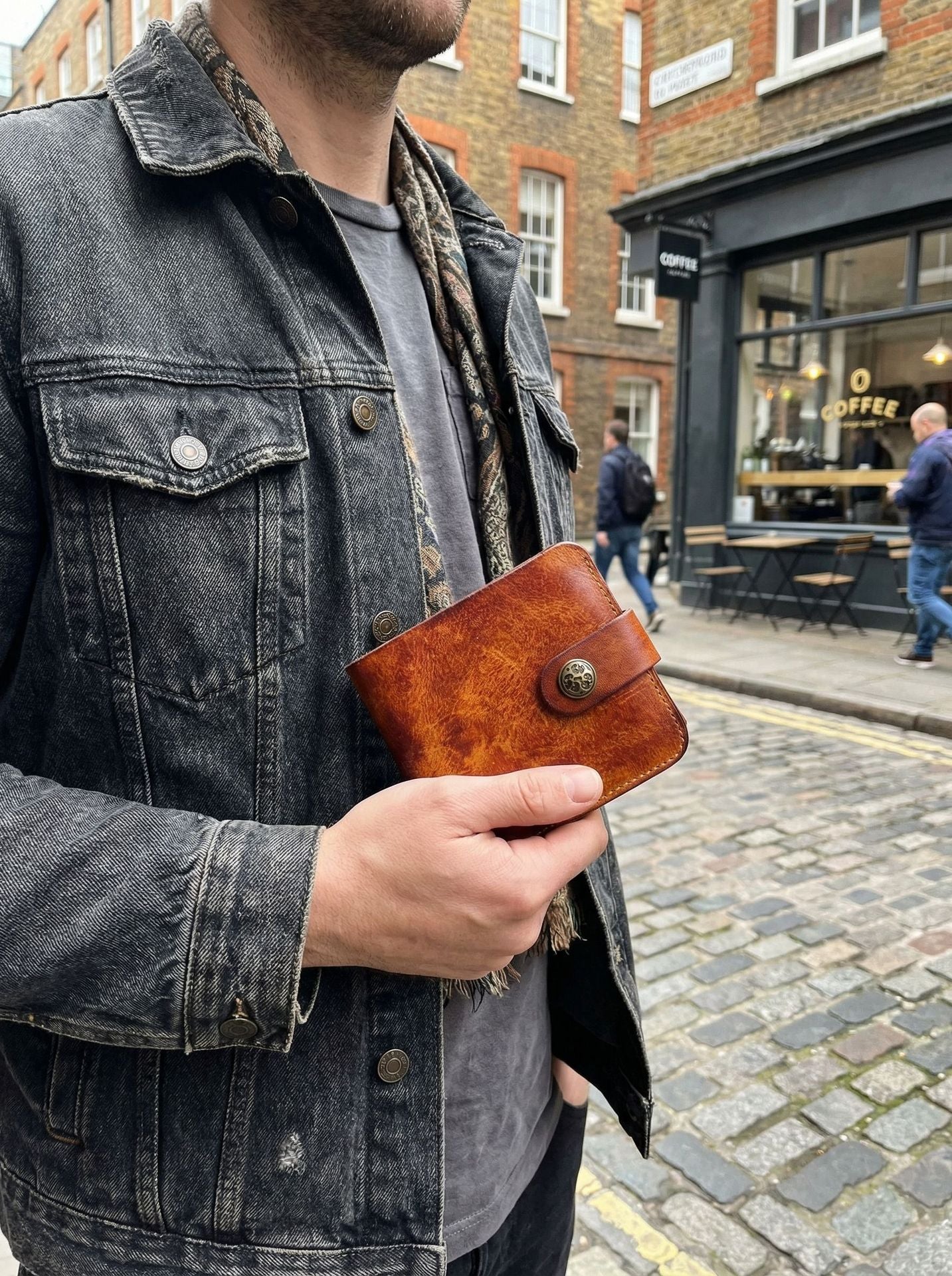 Retro Handmade Leather Card Coin Wallets
