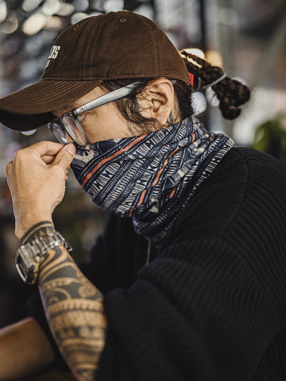 Retro Navajo Magic Bandana Scarf Hat Neck Guard Versatile Multifunctional Head Mask