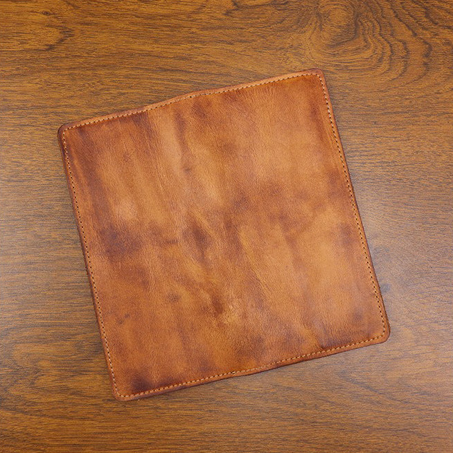 Retro Handmade Leather Multi-card Slots Long Wallet