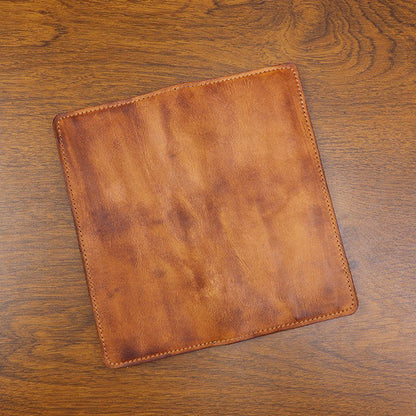 Retro Handmade Leather Multi-card Slots Long Wallet