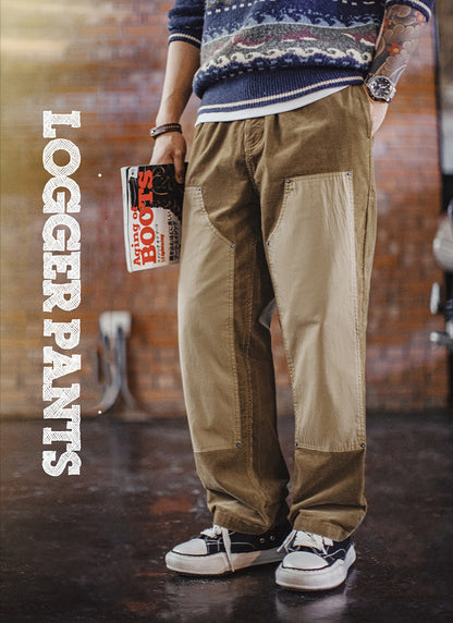 Retro Corduroy Cotton Casual Workwear Pants