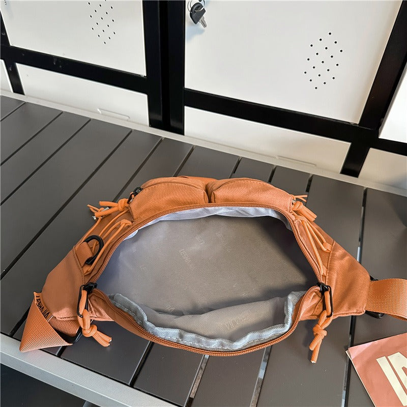 Retro Outdoor Portable Multi-Pocket Function Bag