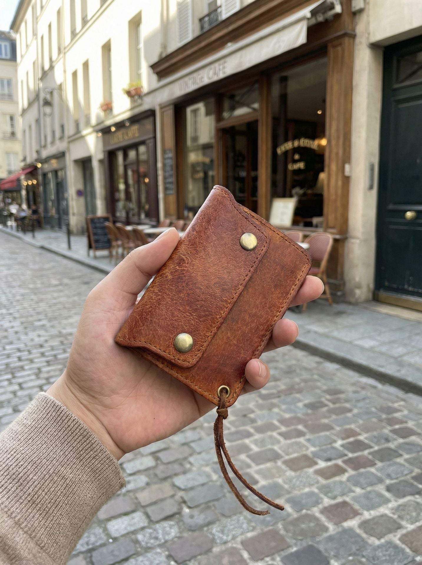 Retro Handmade Leather Card Wallets