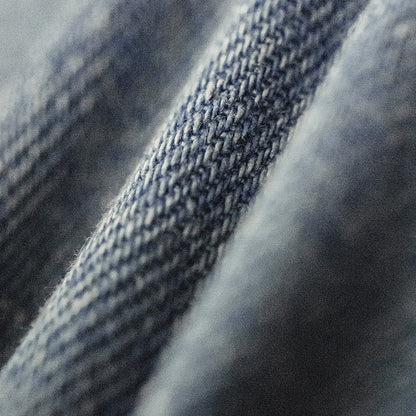 Retro Washed Blue Denim Shoulder Crossbody Bag