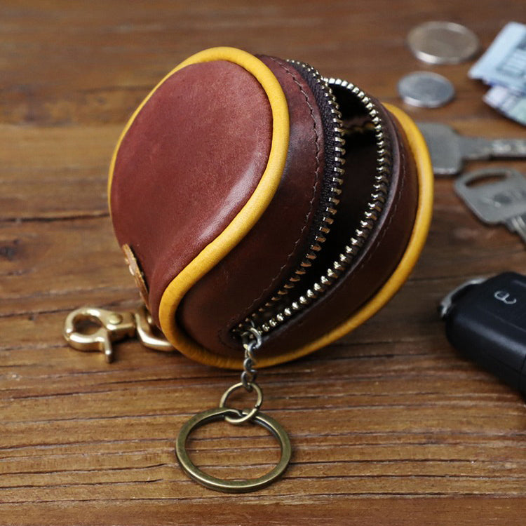 Retro Leather Handmade Waist Key Bag