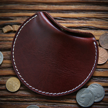 Retro Handmade Leather Coin Wallets