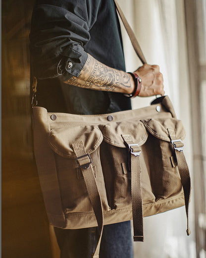 Retro Camouflage Tactical Crossbody Bag