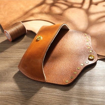 Retro Handmade Leather Glasses Case