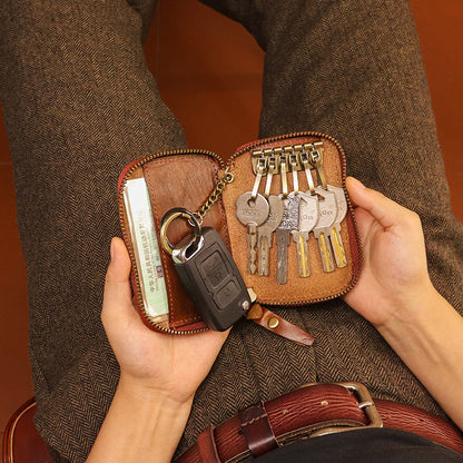 Retro Handmade Leather Key Bags