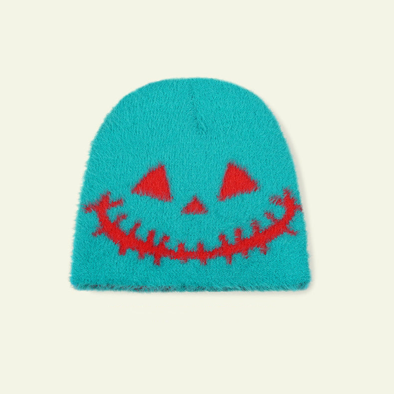 Retro Halloween Pumpkin Autumn Style Print Hat