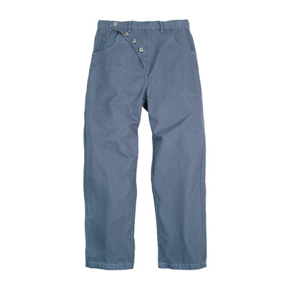 Retro Straight Overalls Loose Casual Pants