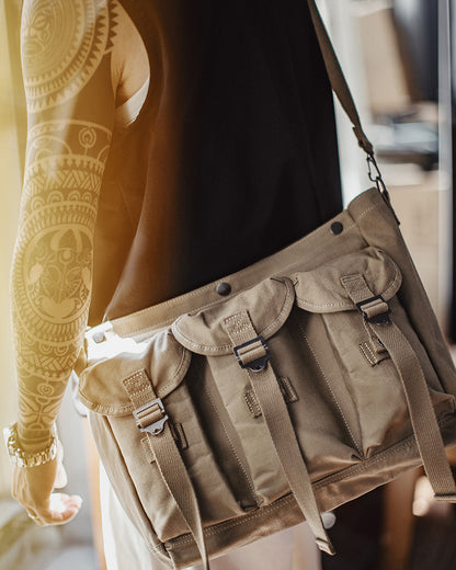 Retro Camouflage Tactical Crossbody Bag