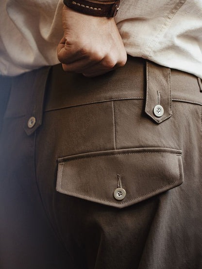Retro P37 Classic Tactical Pants Multi-pocket Casual Pants
