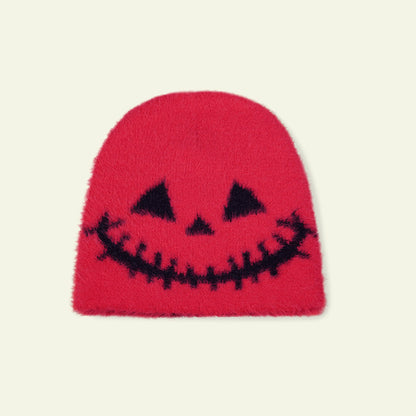Retro Halloween Pumpkin Autumn Style Print Hat