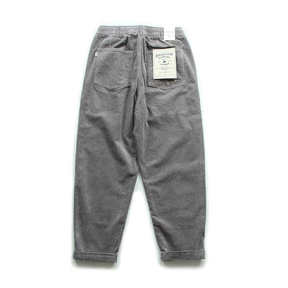 Retro Washed Corduroy Casual Pants