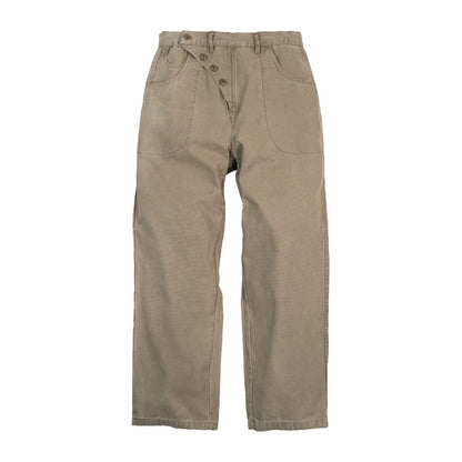 Retro Straight Overalls Loose Casual Pants