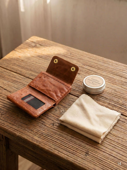 Retro Leather Handmade Short Wallets