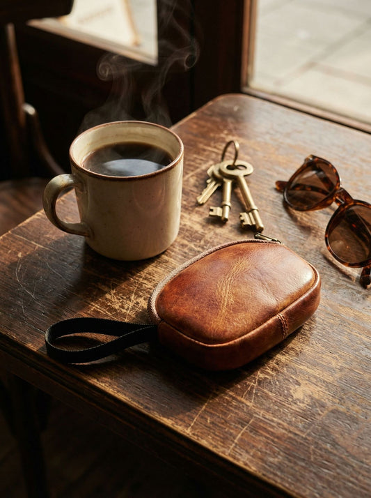 Retro Handmade Leather Card Wallets