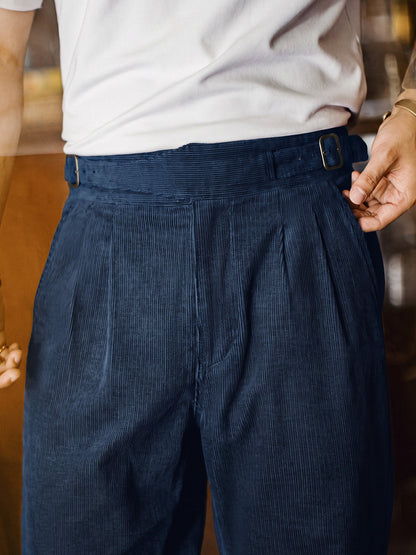 Retro Corduroy Gurkha Pants