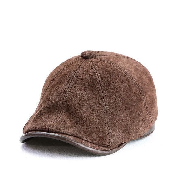 Retro Casual Leather Suede All-match Hats