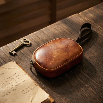Retro Handmade Leather Card Wallets
