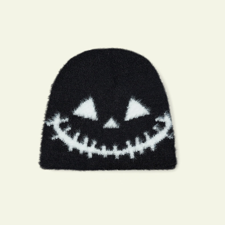 Retro Halloween Pumpkin Autumn Style Print Hat