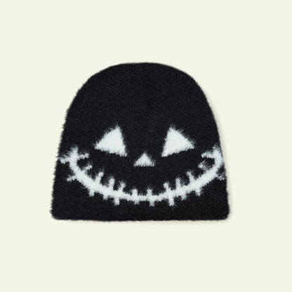 Retro Halloween Pumpkin Autumn Style Print Hat