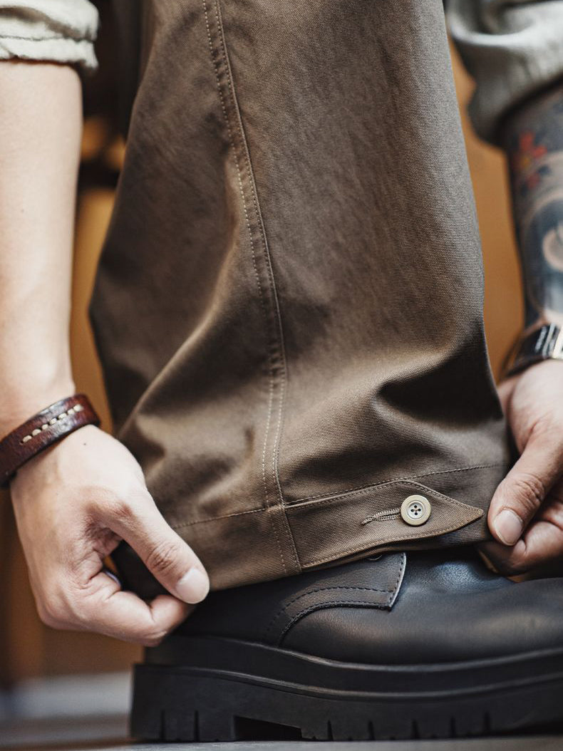 Retro P37 Classic Tactical Pants Multi-pocket Casual Pants