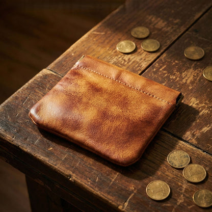 Retro Handmade Leather Card Wallets
