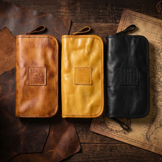 Retro Handmade Leather Wallet Multi-card Slots Wallet