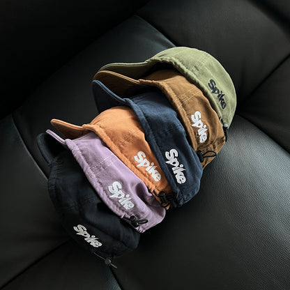 Retro Embroidered Baseball Cap Flip Hat Adjustable Hat