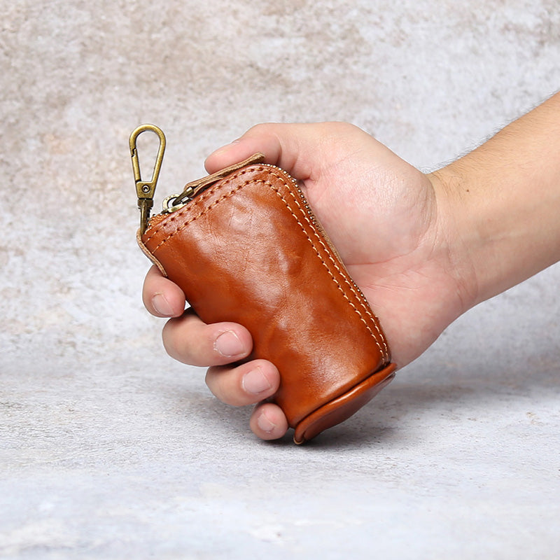 Retro Handmade Leather Key Bags Waist Bags