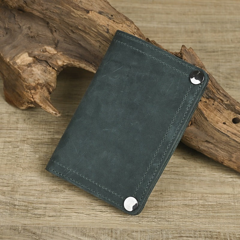 Retro Handmade Leather Wallet Multi-card Slots Wallet