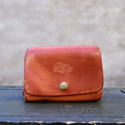 Retro Handmade Leather Card Holders Wallets