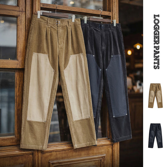 Retro Corduroy Cotton Casual Workwear Pants